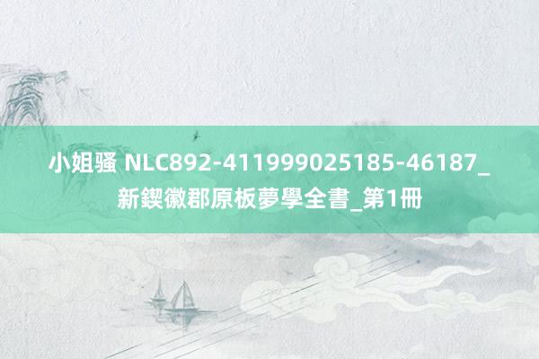 小姐骚 NLC892-411999025185-46187_新鍥徽郡原板夢學全書